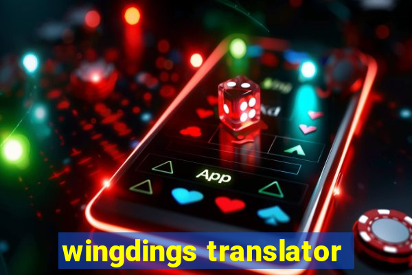 wingdings translator